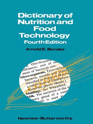 cover image of Dictionary of Nutrition and Food Technology